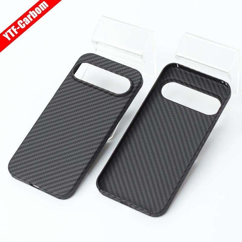YTF-Carbon Carbon fiber case for Google Pixel 9 Pro XL Anti-fall Aramid Fiber case  Design Pixel 9 cover Thin and light Magnetic