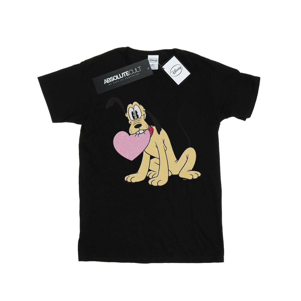 Disney Mens Pluto Love Heart T-Shirt