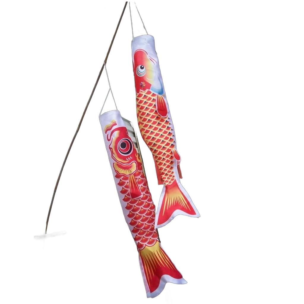 Carp Windsock Traditional Japanese Carp Windsock Hanging Home Decoration Fish Flag Festival Carp Windsock Streamer