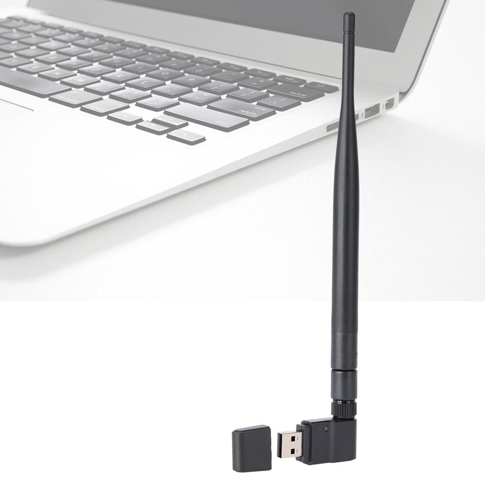 150 Мбит/с USB WiFi Беспроводная сетевая LAN-карта для Настольного Компьютера Ноутбука с Антенной Высокого Усиления