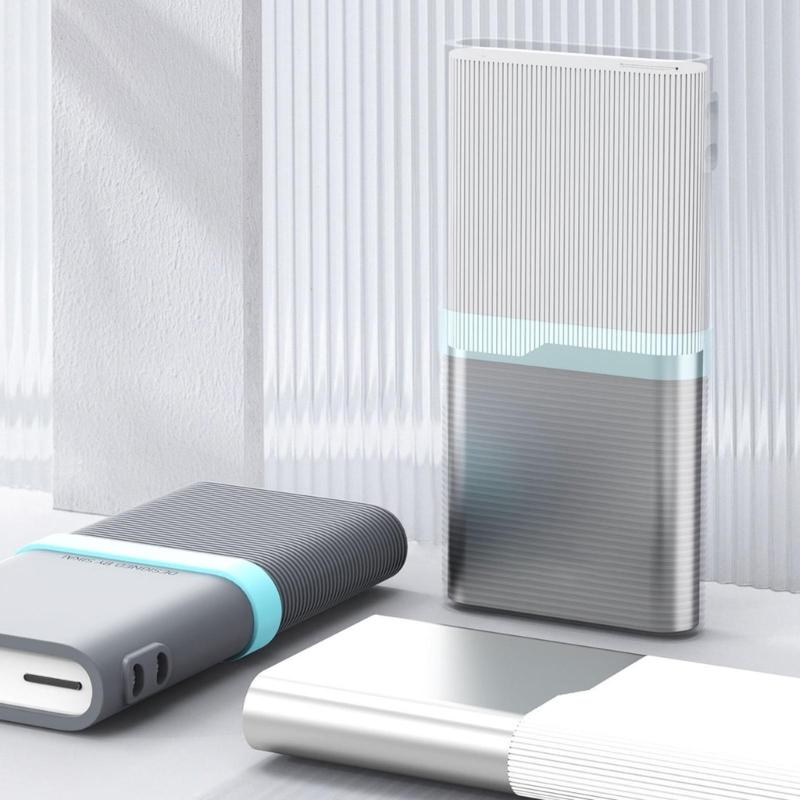 Универсальный Защитный Чехол для Power Bank 100W с Быстрой Зарядкой Гибкий Силиконовый Материал Нескользящий Захват Безопасность