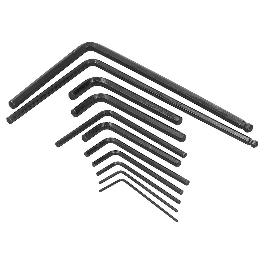 Набор шестигранных ключей 11 шт. Регулируемый инструмент для гитары Металлические крепежные инструменты M02668