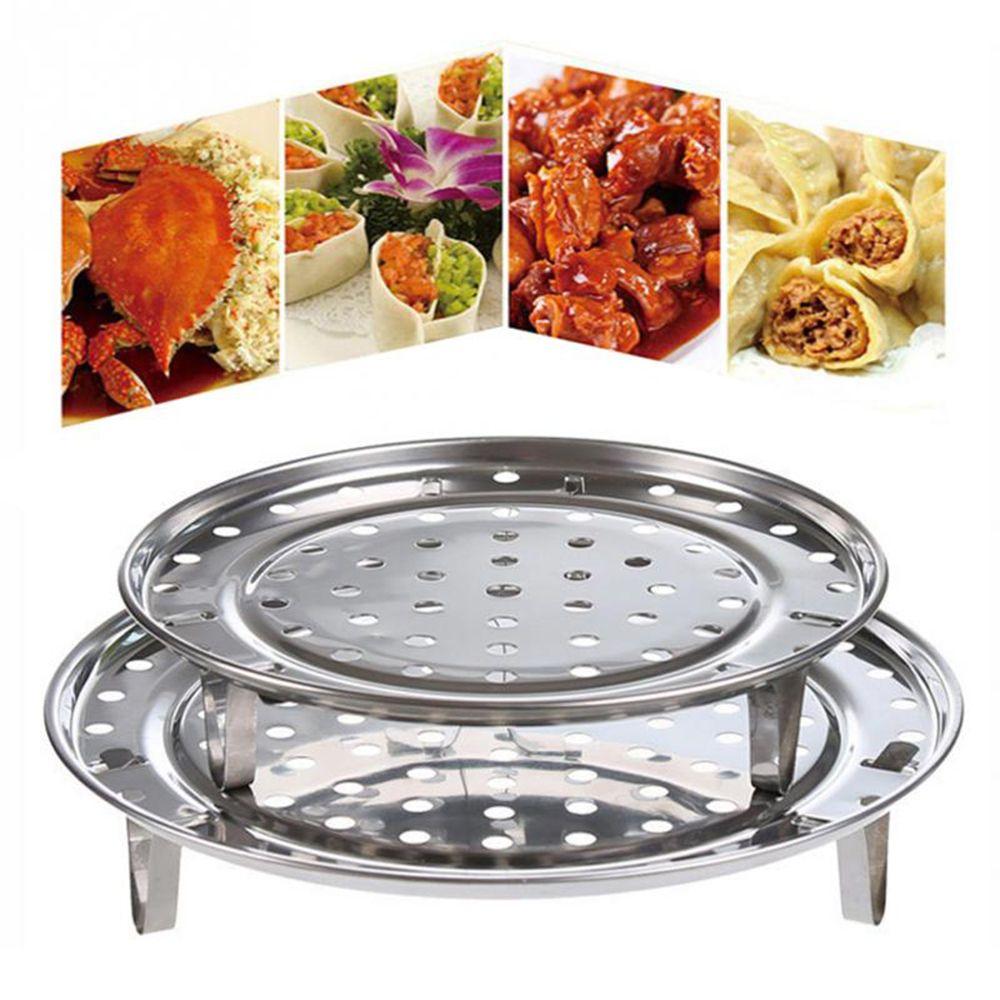 Rack Durable Cookware Tray Shelf Three-leg Steamer Stainless Steel
