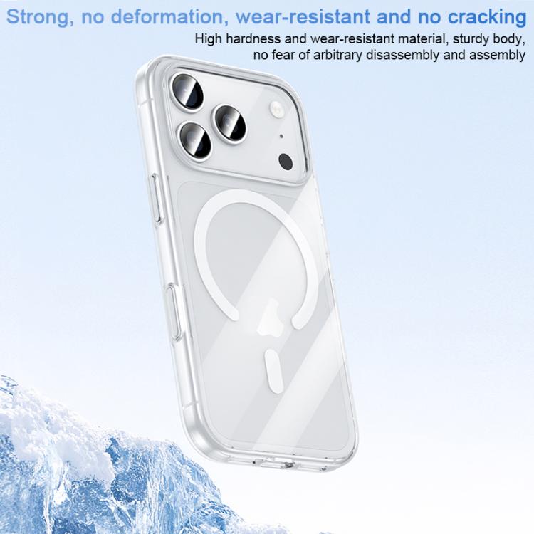 Прозрачный магнитный чехол Benks Ice Crystal для телефона MagSafe