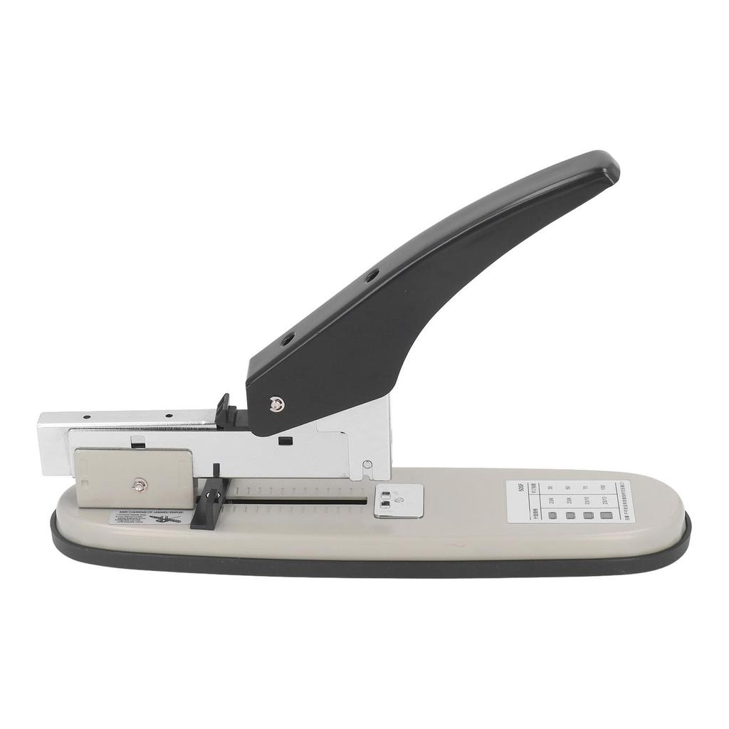 Large Stapler Effort Saving Steel Anti Slip Ergonomic Easy 100 Sheets Capacity Desk Staple