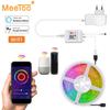 Умная светодиодная лента Wi-Fi 12 В RGB 5050 работает с Alexa Google Home, голосовое управление, RGB светодиодная лента, гибкая лента, водонепроницаемая