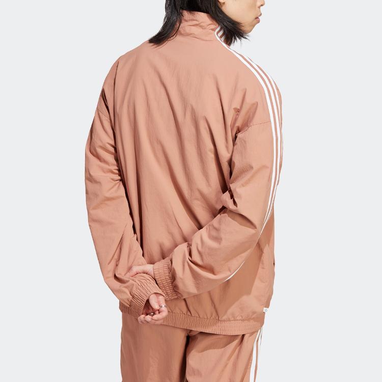 Adidas Originals Adicolor Classics Спортивная куртка с воротником-стойкой и молнией Мужские куртки песочно-коричневого цвета IA6358