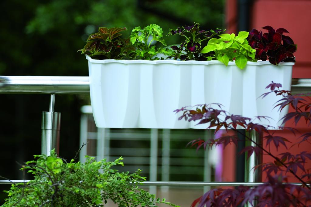 CROWN DCRO600 railing flowerpot | Anthracite