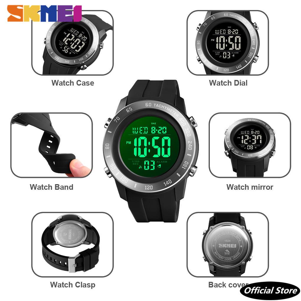 Мужские цифровые светодиодные часы SKMEI