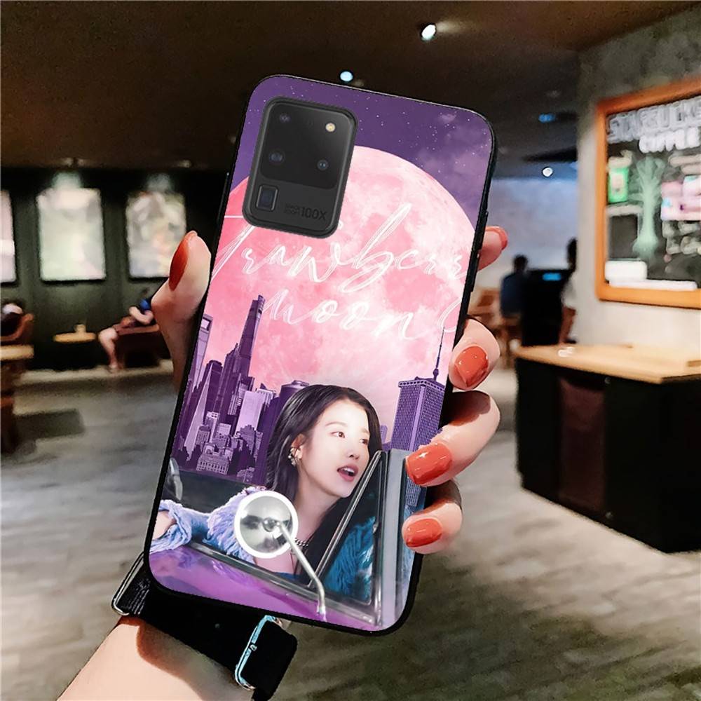 Корейский чехол для телефона с изображением певицы L-Lee Ji Eunes Для Samsung S 24 Fe 25 Ultra Plus 20 Lite 21 30 22 23 24 22 Ultra 5G Fundas