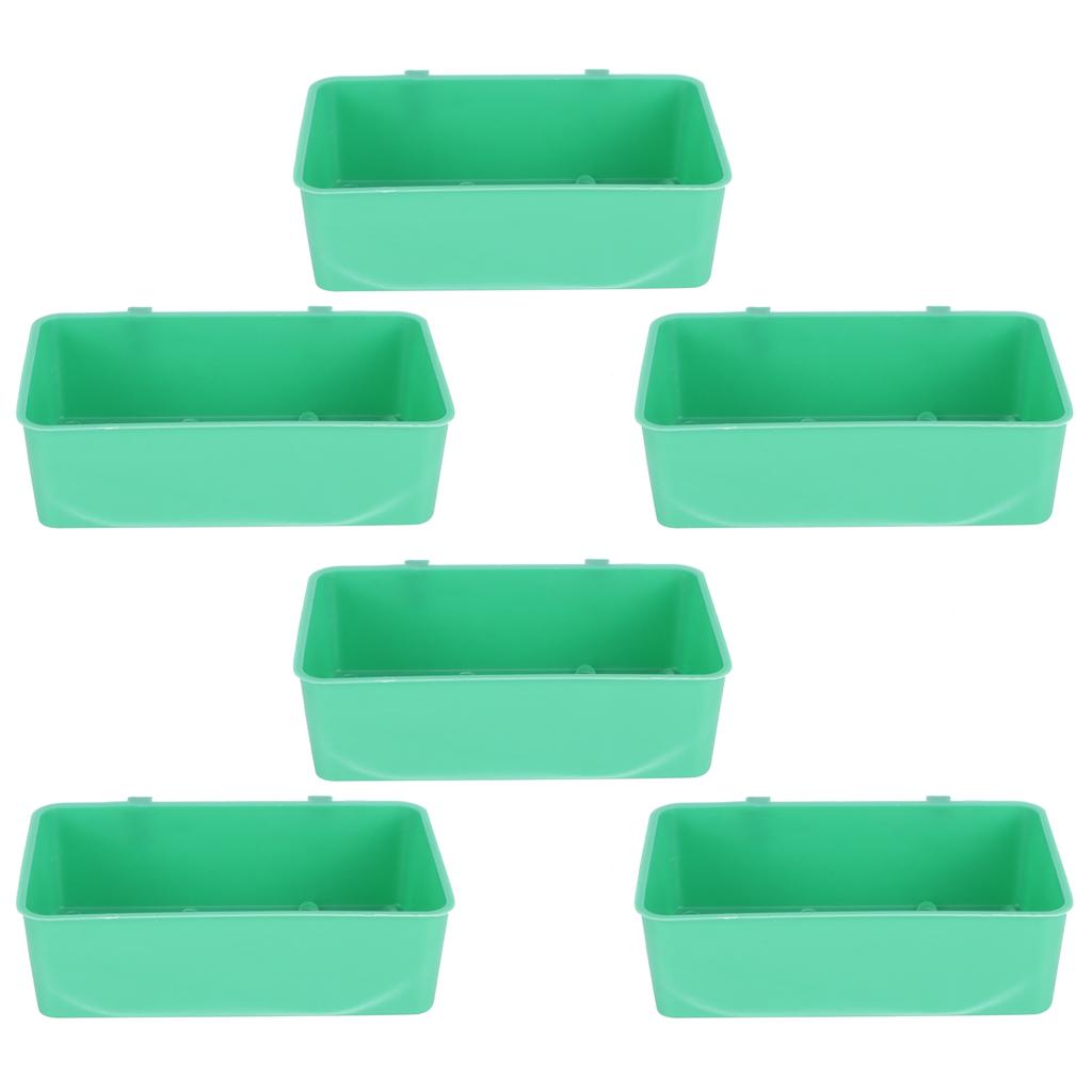 10Pcs Bird Food Water Feeder Plastic Feeding Bowl Trough Bird Bathtub Accessories