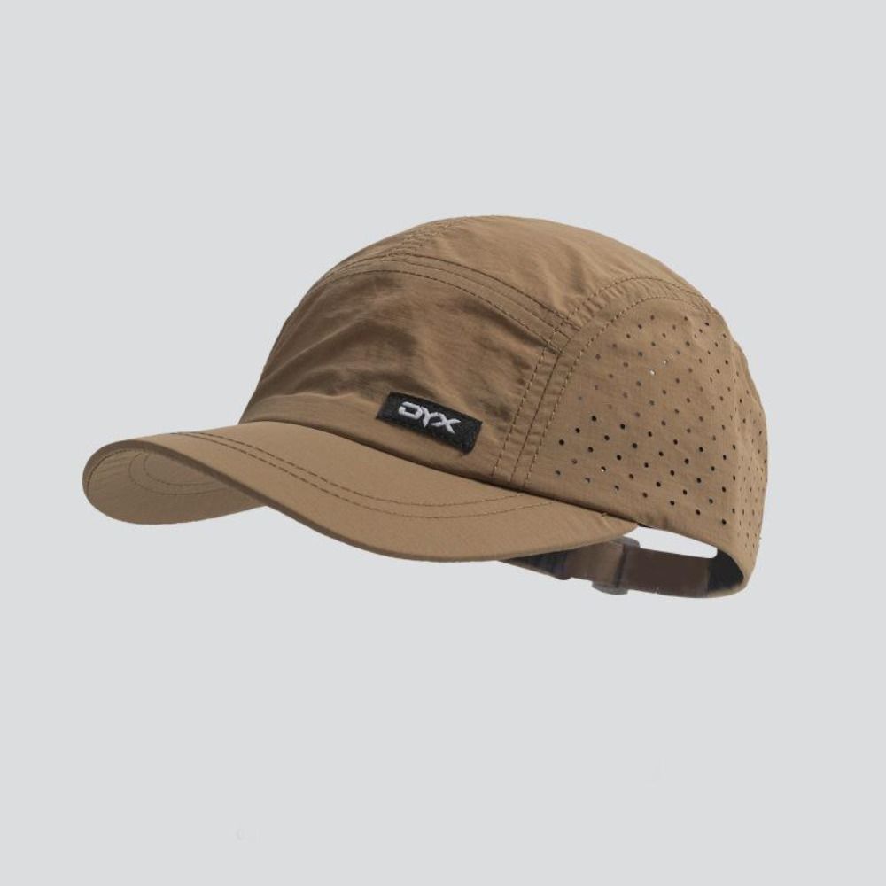 Ultra-thin Mens Mesh Hat Sunshade Quick-drying Dad Hat Fashion Short Brim Baseball Cap Summer