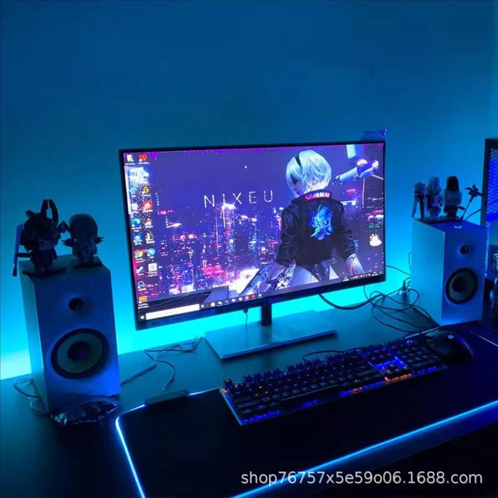 USB Bluetooth 5050 RGB светодиодная лента - 5 В низкое напряжение, красочное атмосферное освещение для фона стены за телевизором