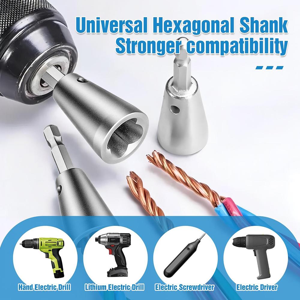 2 шт. Инструмент для скручивания проводов для дрели для дрели Профессиональный инструмент электрика