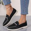 Fashion 2024 Fashionable and Versatile Women's Loafers Casual Flat Shoes Women's Shoes Single Shoes Women's Walking Non-slip Zapatos
