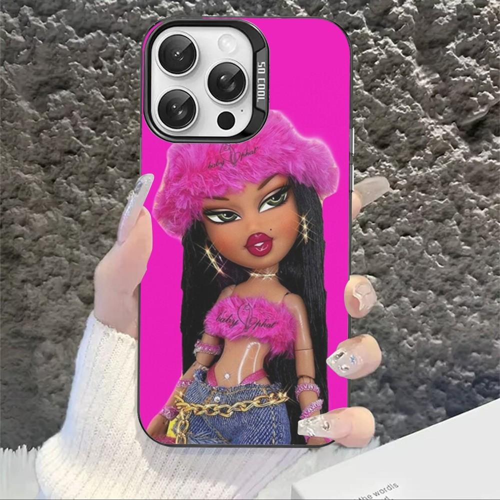Cute Bratz Doll Phone Case For IPhone 16 15 14 13 12 11 Pro Max X XR XSMAX 8 7 Plus Matte Shockproof Back Cover