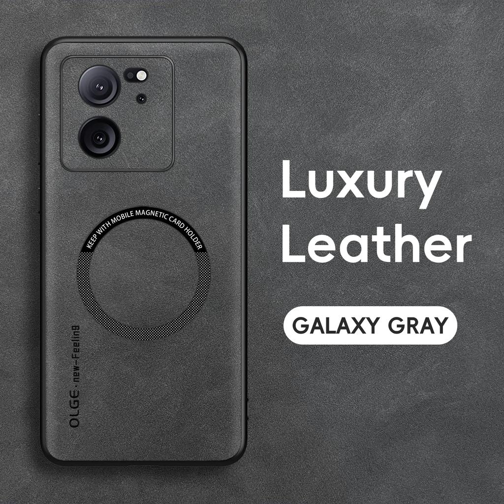 Магнитный кожаный мягкий чехол в стиле ретро для Xiaomi 13T Pro Xiaomi13T Pro 13TPro, чехол для телефона с беспроводной зарядкой