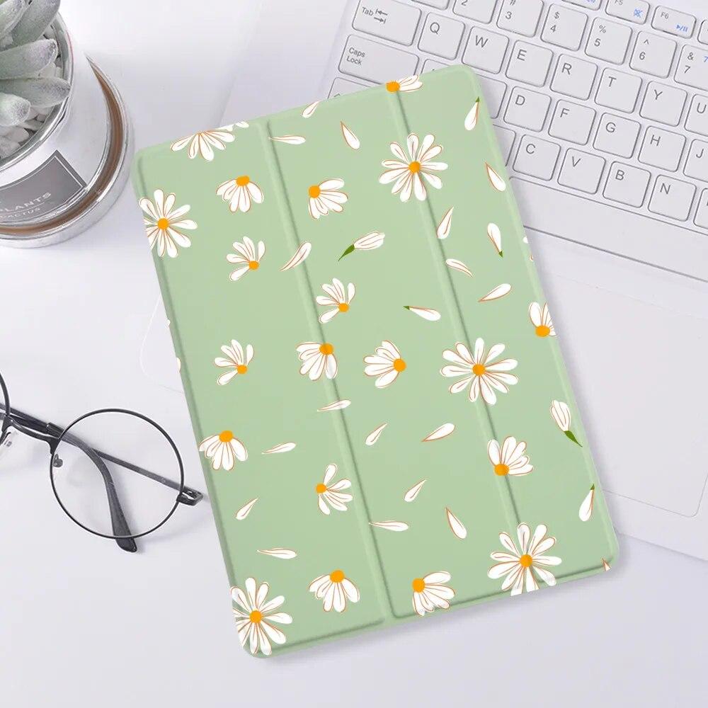 Чехол Daisy для iPad Air 4, 8th, 2020, чехол 7-го поколения с милым подсолнухом 10,5 Air 3 Funda для iPad Pro 11, чехол Mini 5, чехол