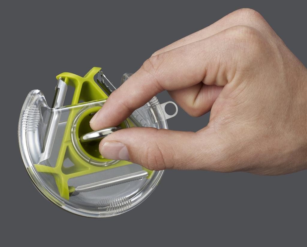 [Оригинал] Joseph Joseph Ротационная овощечистка, Зеленая, 095142