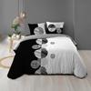Housse de couette + taies - Boule de stormi - 240 x 260 cm - 100% Coton - Oeko-Tex® - Blanc