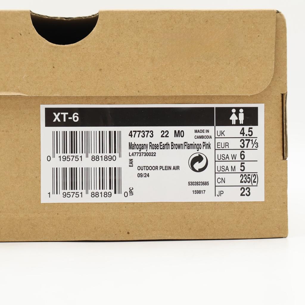 L47737300 Salomon XT-6 Махагоновый Розовый Коричневый Земляной Фламинго Розовый (Женский)
