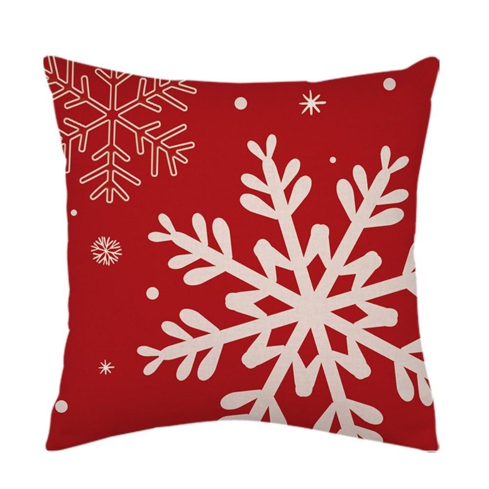 Soft Throw Cushion Case Santa Claus Xmas Tree Pillowslip Christmas Pillow Cover Winter Decor