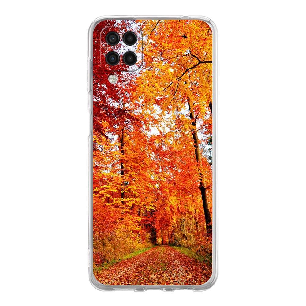 Листья Кленовый лист Осень Чехол для телефона Для Samsung A03 A13 A23 A33 A53 A73 Galaxy A01 A03s A11 A21s A31 A41 A51 A52 A71 M31 Обложка