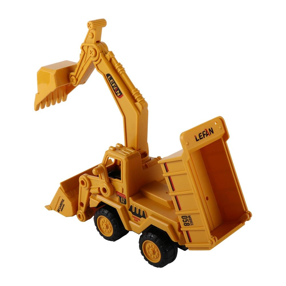 Vehicles Toy Engineering Car Toy Yellow Children Excavator Toy Dump Truck Model Toy  Parent-child