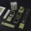 Ancient Style Retro Green Jewelry and Watch Box with Classic Print