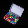 Квадратный контейнер для ювелирных бусин, прозрачный чехол для мелких предметов, упаковочные коробки, держатель для электроинструментов