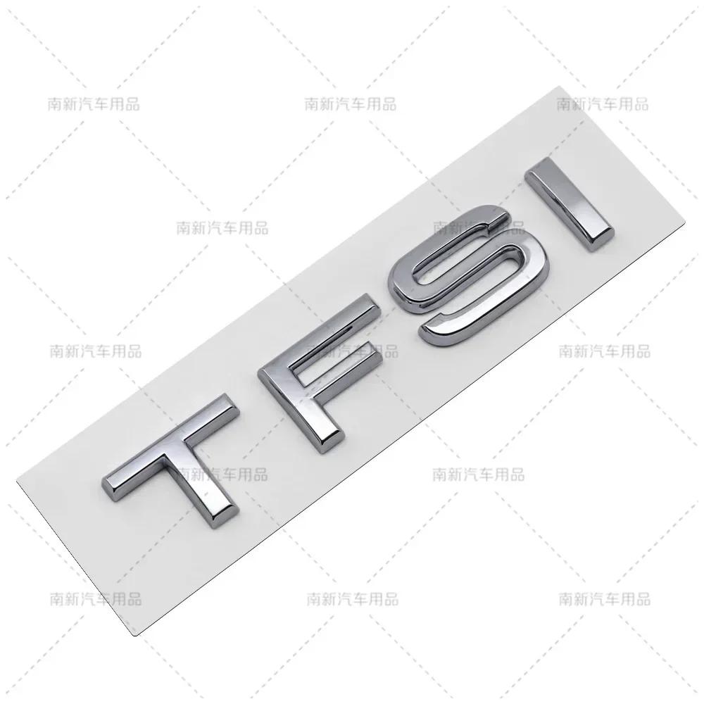 3D ABS TFSI Logo Rear Trunk Boot Emblem Badge Sticker Decals for Hot A3 A4 A5 A6 A7 A8 Q2 Q3 Q5 Q7 Q8 Car Styling Accessories