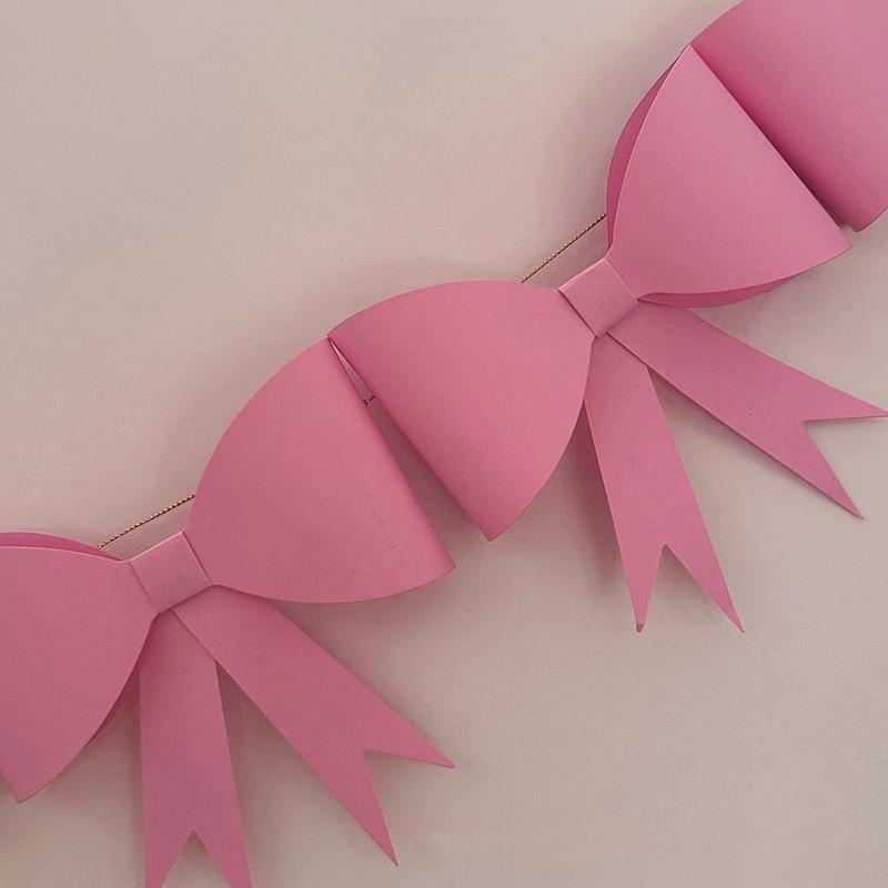 1 шт. настенное украшение на день рождения, свадебный душ, бант, подвесной бант, сделай сам, принадлежности для тематической вечеринки, баннер для вечеринки, реквизит для фотосъемки, 5 цветов