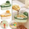 2Pcs Sink Strainer Baskets Large Capacity Automatic Dumping Simple Installation Suction Cup Sink Corner Racks for Kitchen