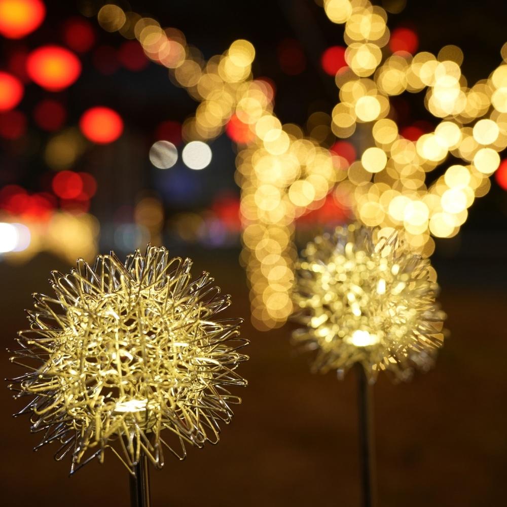 LED Solar Light Outdoor Dandelion Lights Garden Decoration Lamp Garden Lawn Landscape Fairy Lamp Solar Powered Lights