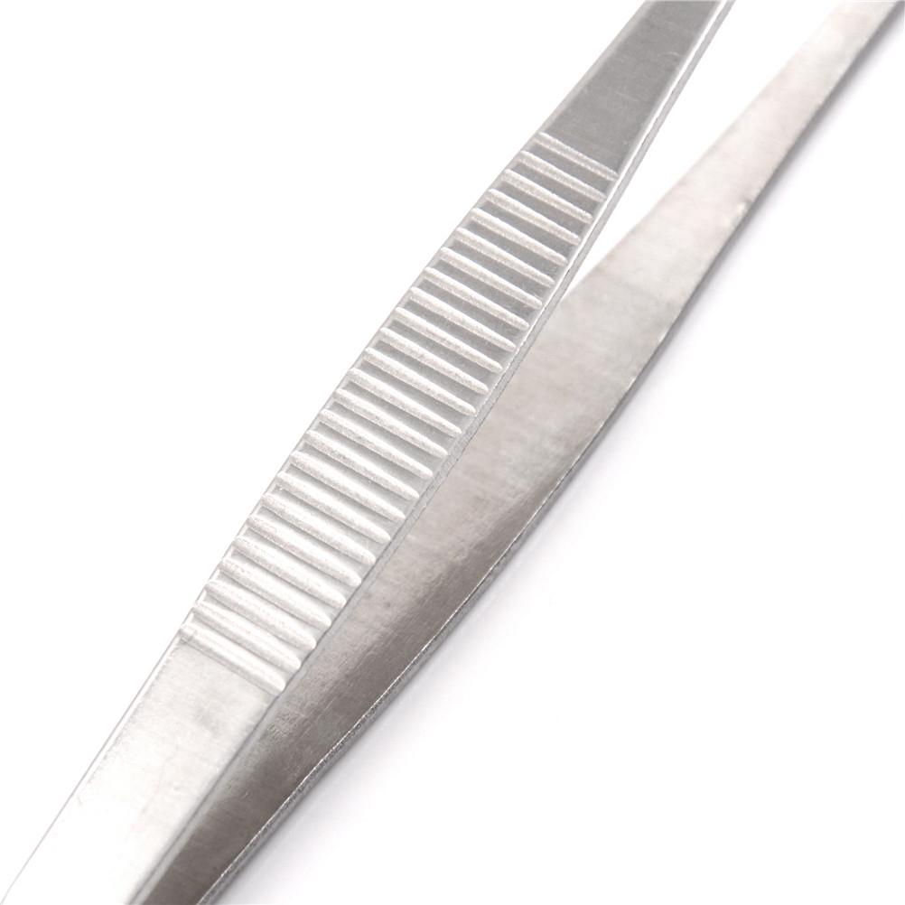 Аквариумный резервуар для растений, длинный прямой пинцет для барбекю, ножничный зажим из нержавеющей стали