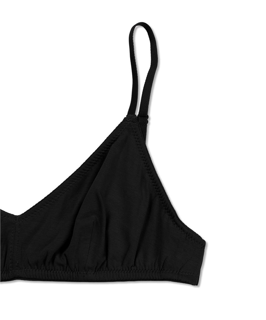 Michikoleondeonkosino Comfortable Basic Bralette Black