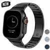 Роскошный ремешок из нержавеющей стали для Apple Watch Ultra 2 49 мм 46 45 мм 44 Металлический браслет для делового мужчины для iWatch10 8 76 se 38 40 мм 42