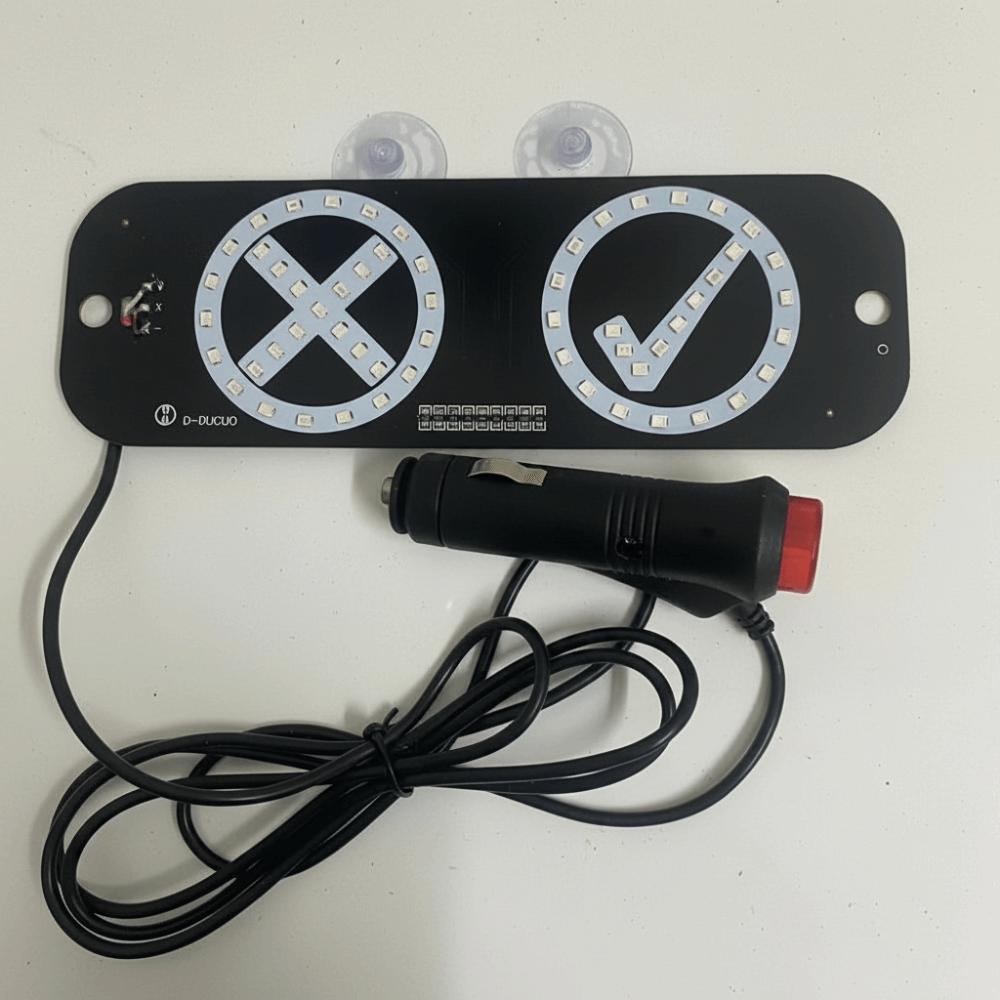 Suction Cup Type Rideshare LED Sign Creative Auto Indicator Lamp Taxi Interior Lights Truck