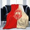 Delta Sorority D Print Throw Blanket Warm Fleece Sofa Cover DST Sigma Theta Tapestry for Bedroom Couch Bed