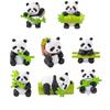 8 Resin Bear Ornaments, Resin Bear Sculpture, Decoration, Animals, Suitable For Garden, Micro-, Moss And Cake Decoration.