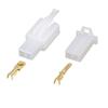 Terminal Housing, 0.1 Inch (2.8 Mm) 2 Pin Automotive Electrical Wire Connector Male Female Terminal Housing 10 Sets