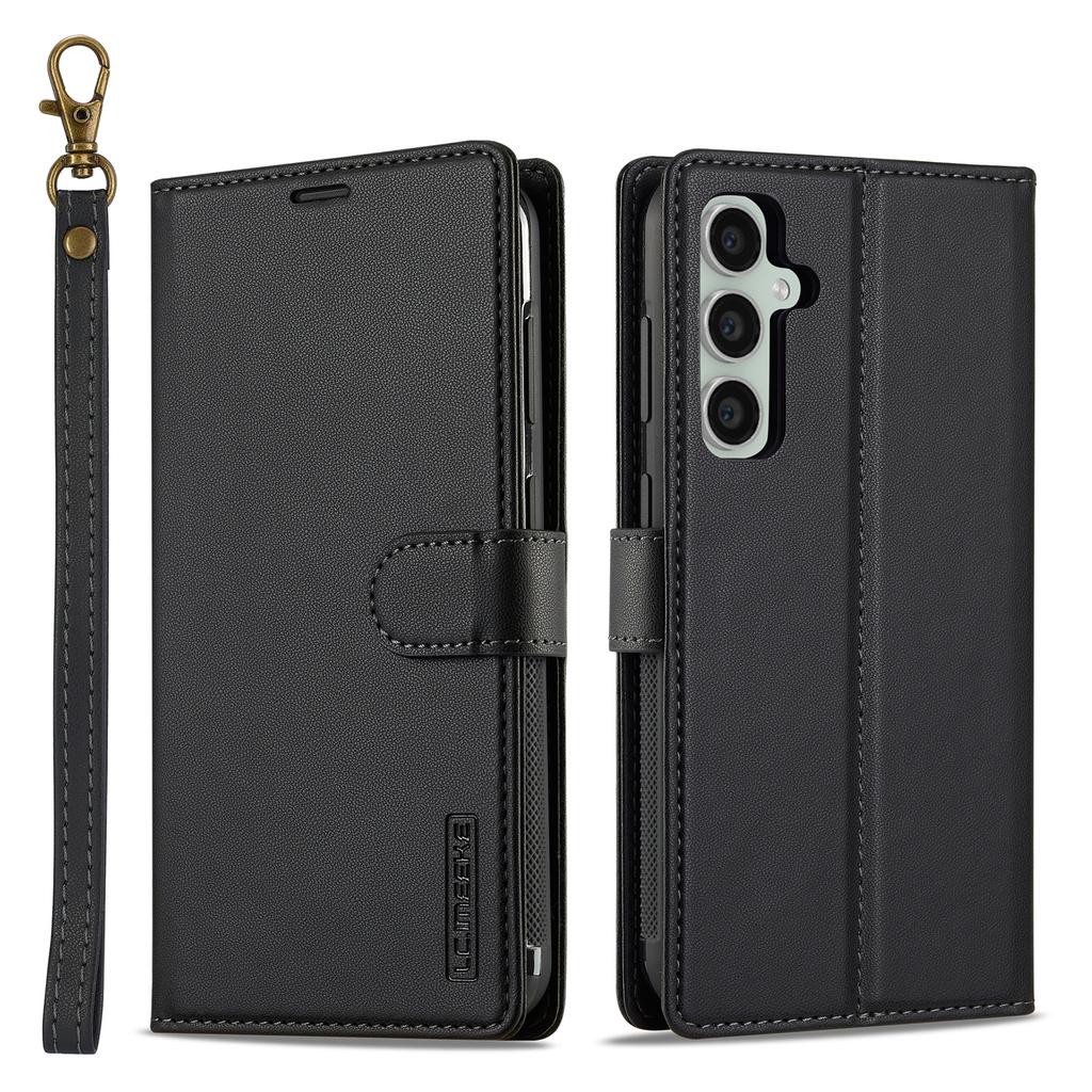 LC.IMEEKE L2 Series for Samsung Galaxy A17 5G Case PU Leather Wallet Detachable Magnetic Phone Cover