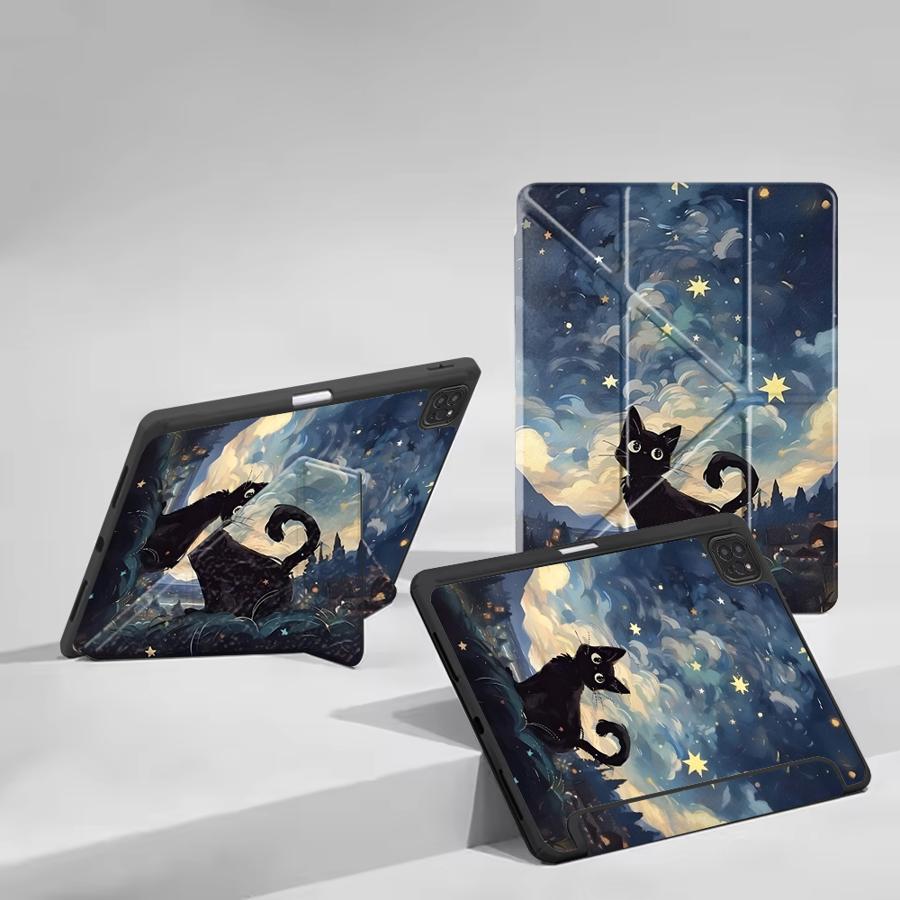Чехол для планшета для iPad Air 4 5 M3 M2 1 2 M4 11 дюймов Pro 2025 Mini 6 7 Pro 11-го 10-го 9-го 8-го 7-го 12,9 дюйма Держатель Чехол Милый Мультяшный