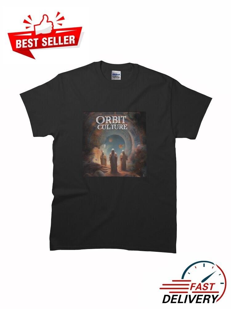 Новый дизайн Orbit Culture - Пока мы подаем Классическая футболка MAN WOMAN от S до 5XL Унисекс