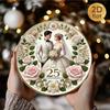3D Металлическое Настенное Искусство Серебряная Свадебная годовщина 25-я Рустикальный 2D Декор Знак Для Дома Сада Патио Гостиной Спальни Внутри Снаружи
