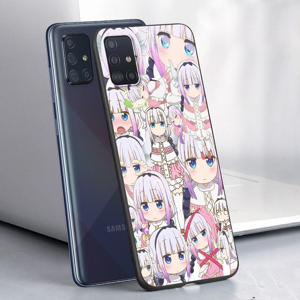 Чехол для телефона Miss Kobayashis Dragon Maid с аниме для Samsung Galaxy A51 A71 A21S A12 A11 A31 A52 A41 A32 5G A72 A02S, силиконовый чехол