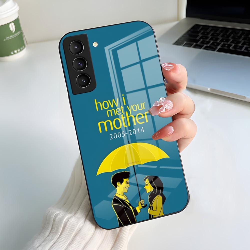 Чехол для телефона Как я встретил вашу маму Himym Для Samsung S26 S25 S24 FE S23 S22 S21 Plus S20 Ultra Note20Ultra Черная стеклянная крышка