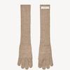 RIDIFI Fingerless Long Wool Gloves (beige)