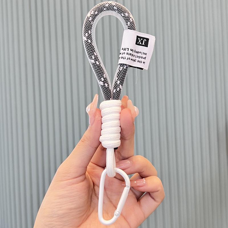 Ремешок флуоресцентного цвета для телефона, сетчатый ремешок для сумок, плетеные полоски, подвесной шнур для ключей, аксессуары для брюк, брелок