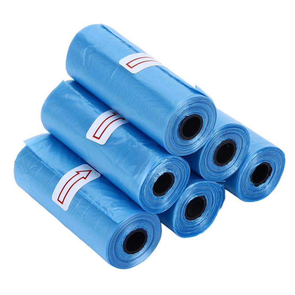 6 Rolls Pet Waste Bags Leak Proof Thick and Strong Portable Dog Poop Bags for Dogs Cats Pets